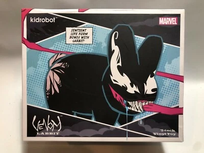 SIGNED Frank Kozik Kidrobot Marvel Venom Labbit 7 inch Vinyl Figure Foto 1 de 4