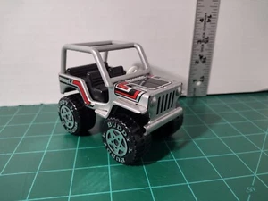 Vintage 1980 Buddy L Silber Jeep Pressed Steel 80er Spielzeug - Bild 1 von 4