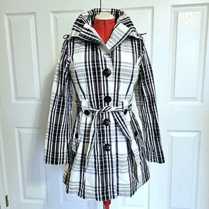 Laundry by Shelli Segal karierter Trenchcoat - Größe M - Bild 1 von 17