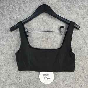 Princess Polly Top Womens 8 Black Cropped Sleeveless Square Neck NEW 11918 - Bild 1 von 11