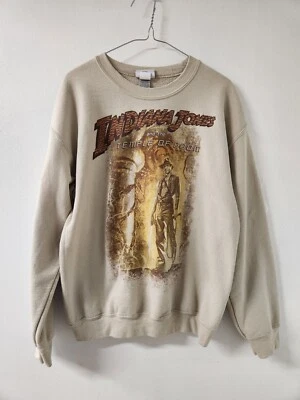 Sudadera Indiana Jones Temple of Doom beige mediano de los parques de Disney para adultos (sh26) Foto 1 de 4