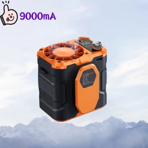 Steel Clip Waist Cooling Fan Clip Under Shirt Fan Emergency Light USB Powered - Picture 1 of 7