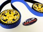 VMS 92-96 HONDA PRELUDE SI H23 GATES RACING TIMING BELT T216RB 2 CAM GEARS GOLD