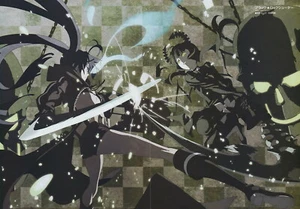 poster promo Sengoku Basara Black Rock Shooter anime Dead Master Sanada Date - Picture 1 of 2