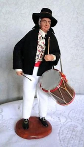 Santon ancien Provence habillé Homme tambourinaire JC SCATURRO 28 cm S80 - Picture 1 of 7
