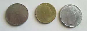 3 ITALY COINS-1978 100 LIRE, 1971 50 LIRE, 1979 200 LIRE - Picture 1 of 8