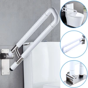 60cm WC Stützklappgriff Klappgriff Aufstehhilfe Toiletten Haltegriffe bis 300Kg - Bild 1 von 18
