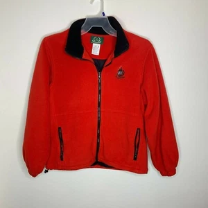 Chaqueta de lana con cremallera roja de manga larga de manga larga de Disney Golf Collection para hombre - Imagen 1 de 5