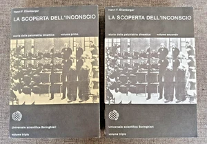 Ellenberger - LA SCOPERTA DELL'INCONSCIO - Boringhieri 1986 - COME NUOVI - Foto 1 di 4