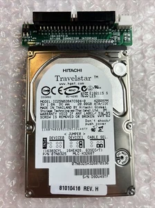 Hitachi IC25N020ATCS04-0 Hard Disk Drive w/AT-IDE Connector Interface - Picture 1 of 12
