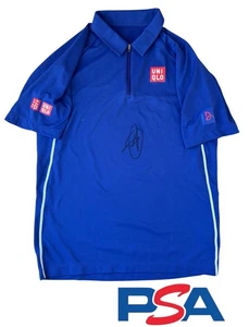 Novak Djokovic Signed Autographed UNIQLO Tennis Polo Shirt PSA AUTO GOAT - Picture 1 of 6