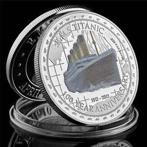 1912 Titanic Coin 100 Year Anniversary Memory Of Rms Victims Commemorative Coin - Picture 1 of 8