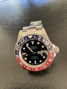 Davosa Ternos GMT Herrenuhr Swiss Made Automatikuhr 200M Diver - Bild 1 von 5