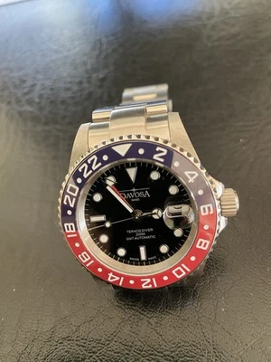 Davosa Ternos GMT Herrenuhr Swiss Made Automatikuhr 200M Diver - Bild 1 von 4