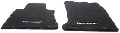 OEM Hyundai Genesis AWD Sedan Floor Mat Set Rectangle Hook Anchors Foto 1 de 4