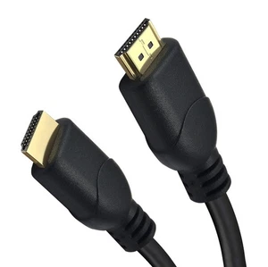 Helos Anschlusskabel, HDMI Stecker, 4K, 5,0m, schwarz - Bild 1 von 5