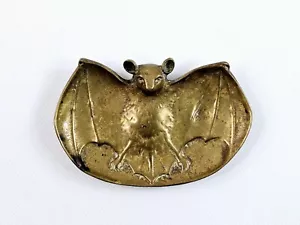 P.E. Guerin Bronze Winged Bat Tray Dish Catch All Vide Poche Marked - Picture 1 of 12