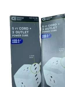 Cubo de alimentación General Electric 5’ cable 3 tomas de corriente - Imagen 1 de 1
