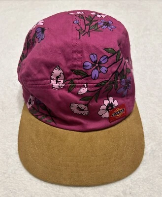 Шляпа женская Dickies с цветочным узором замшевая регулируемая кепка фиолетовая один размер - Изображение 1 из 4