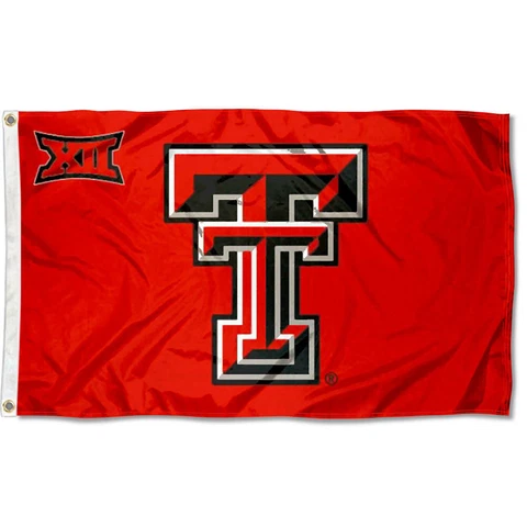 Texas Tech TTU Big 12 Flag 3x5 Banner Cover