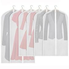 Zilink Hanging Garment Bag Lightweight Suit Bags Moth-proof Set of 6 With Study