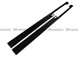 New 2Pcs Side Skirt Extension Body Kit For Ferrari 458 Italia Carbon Fiber Addon - Imagen 1 de 5