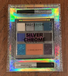 Profusion Cosmetics Silver Chrome 13 Pc 11 shades NEW - Picture 1 of 3