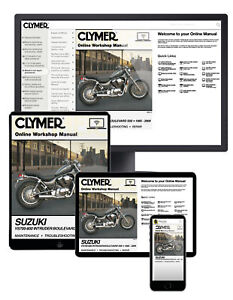 Suzuki VS700-800 Intruder/Boulevard S50 Motorcycle (1985-2009) Clymer Online Man