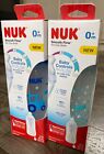 (2) NUK Smooth Flow Anti Colic Baby Bottles Temperature Indicator 10oz NEW