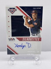 2020 USA BB Stars/Stripes Silhou Signature Jerseys #110 Korbyn Dickerson /199