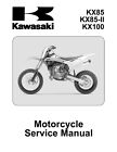 Kawasaki KX 85, KX 85-II & KX 100, 2014 Repair Service Manual, FREE SHIPPING