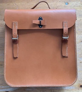 BMW, NSU, DKW, Zündapp, Packtasche, tasche f. Motorrad, Natur Leder, Braun - Imagen 1 de 8