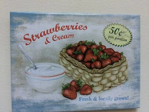 Kühlschrankmagnet mit Motiv - Strawberry - Bild 1 von 2