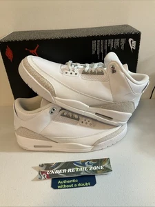 Zapatillas Jordan 3 Retro Pure Money Blanco/Plateado CT8532-111 Para Hombre Talla 12.5 - Imagen 1 de 5