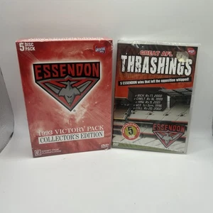 AFL Essendon Bombers 1993 Victory Pack + Great Thrashings, Brand New And Sealed - Picture 1 of 7