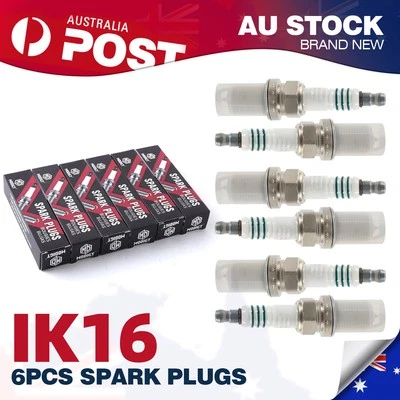 6x IRIDIUM Spark Plugs IK16 for 1998~2005 Hyundai Sonata 2.5L G6BV 2.7L G6BA - image 1 of 4