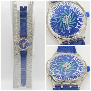 Swatch Musicall SLK100 Jean Michel Jarre 1993 NOS Watch Swiss Boxed - Picture 1 of 14