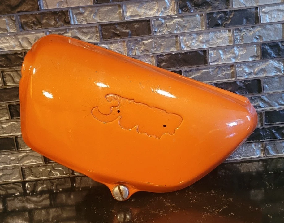 Honda CB350F Orange Left Side Cover CB 350F 350 Four F Vintage  - Изображение 1 из 4