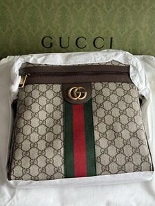 GUCCI GG OPHIDIA SUPREME WEB LARGE MESSENGER BAG 779889 BNIB Made In Italy - Picture 1 of 14