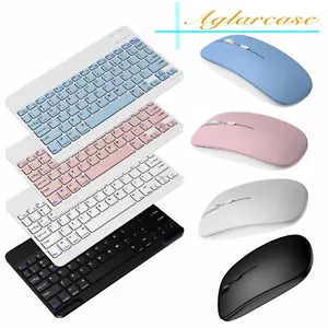 Set tastiera + mouse Bluetooth silenzioso ricarica wireless per PC portatile Mac Windows - Foto 1 di 45