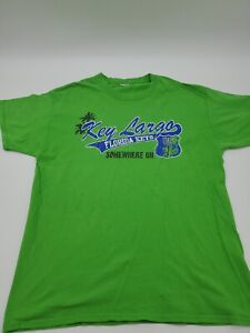 Key Largo Shirt Mens XLarge Green Florida Keys..T165