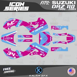 Kit de gráficos para Suzuki DRZ110 2000-2009 Icon Series - CM - Imagen 1 de 6