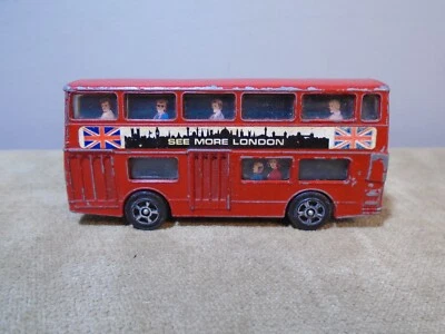 ВИНТАЖНЫЙ КРАСНЫЙ АВТОБУС CORGI JUNIORS «SEE MORE LONDON» DAIMLERFLEETLINE GT BRITAIN - Изображение 1 из 4