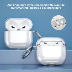 Headphones Protective Case For AirPods 4 Anti Fall with Keychain кё ✨f - Picture 1 of 23