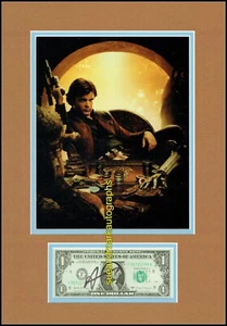Autógrafo billete de dólar firmado Alden Ehrenreich Solo: A Star Wars Story UACC RD 96 - Imagen 1 de 1
