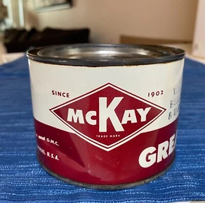 Vintage McKay Wheel Bearing U Joint Grease Tin Can 1 LB Pre-owned Used 3B - Picture 1 of 4