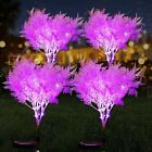2Pcs Solar Flower Lights Outdoor Garden Stake LED Landscape Xmas Decor Lamp