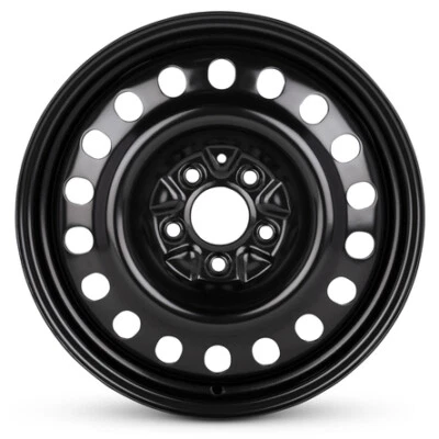 New Wheel For 2006-2013 Kia Rondo 17 Inch Black Steel Rim - Image 1 of 4