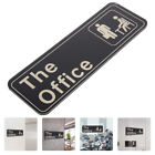  Akrylowe biuro znak logo prosty styl drzwi łatwa instalacja