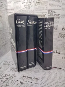 Grant and Sherman Civil War Memoirs 2 Volumes in Slip Box Thirth Edition +1 - Imagen 1 de 19